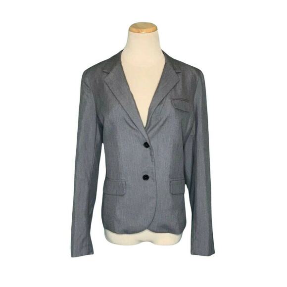 Gap Silver Career Preppy Blazer Sz 10 - Picture 1 of 10